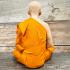 Large Lifelike Wax Monk Statue Lp Doo WatSaKae Meditation 26cm Thai Amulet 17058